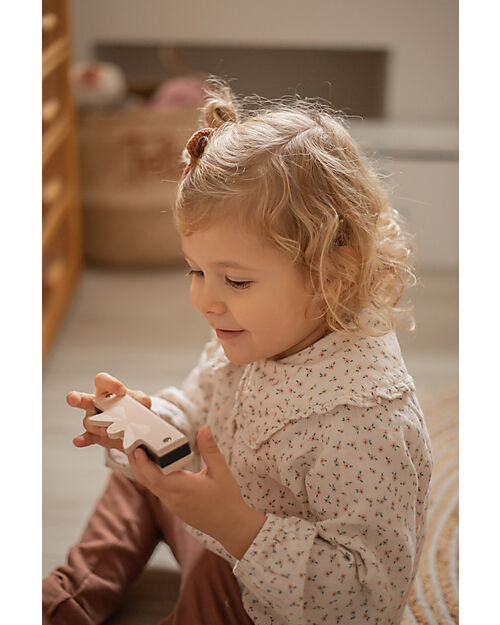 Label Label Wooden Flaute - Pink - FSC-certified Beechwood Musical Instruments