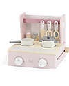 Label Label Wooden Foldable Cooker - Pink - FSC-certified Beechwood Toy Kitchens