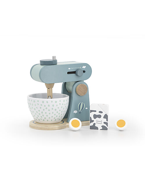 Label Label Wooden Foodprocessor - Green - FSC-certified Beechwood Toy Kitchens