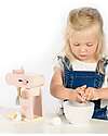 Label Label Wooden Foodprocessor - Pink - FSC-certified Beechwood Toy Kitchens