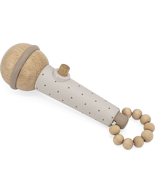 Label Label Wooden Microphone - Nougat - FSC Certification Musical Instruments