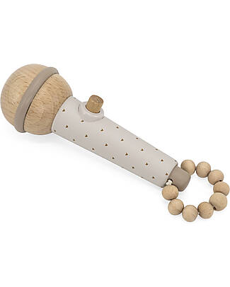 Label Label Wooden Microphone - Nougat - FSC Certification Musical Instruments