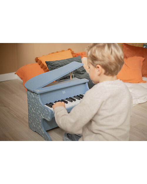Label Label Wooden Piano - Blue - FSC Certification Musical Instruments