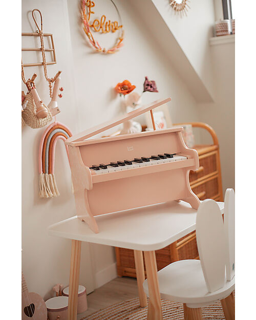 Label Label Wooden Piano - Pink - FSC Certification Musical Instruments