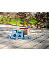 Label Label Wooden Shape Sorting Box - Blue - FSC-certified Beechwood Wooden Stacking Toys