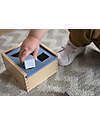 Label Label Wooden Shape Sorting Box - Blue - FSC-certified Beechwood Wooden Stacking Toys