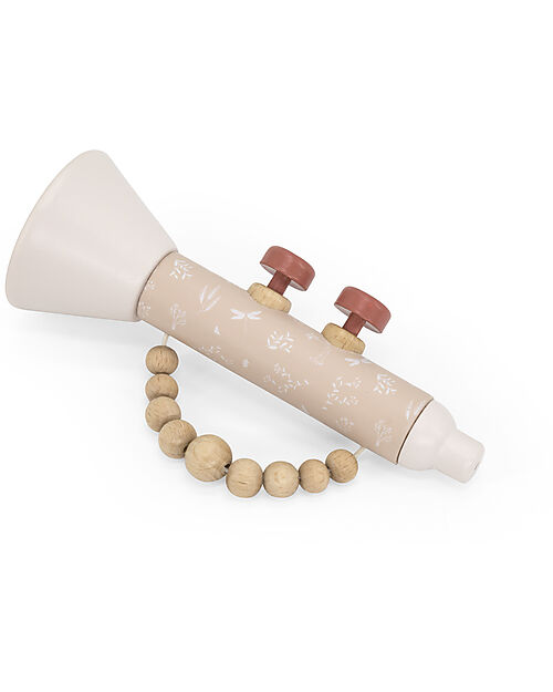 Label Label Wooden Trumpet - Pink - FSC Certificate Musical Instruments