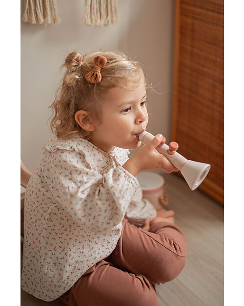 Label Label Wooden Trumpet - Pink - FSC Certificate Musical Instruments