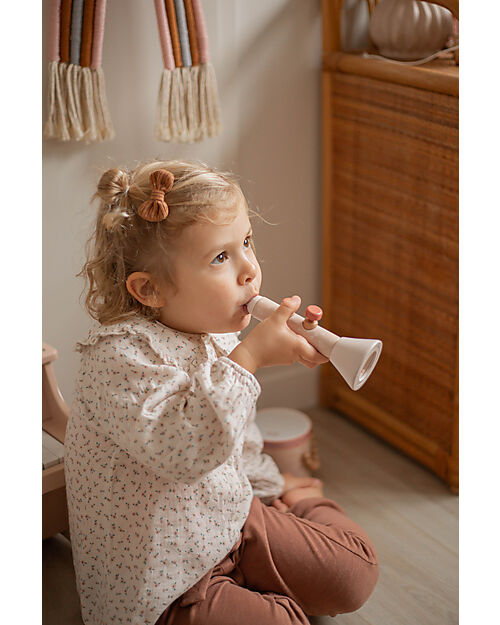 Label Label Wooden Trumpet - Pink - FSC Certificate Musical Instruments