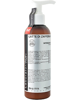 Laboratori Hur Saffron Based Milk - Moisturizing and Cleansing - 200ml - 100% Made in Italy Detergents