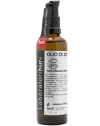 Laboratori Hur Saffron Based Oil - Relaxing Effect - 75 ml - 100% Made in Italy Body Lotions And Oils