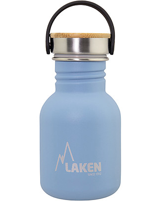 Laken Stainless Steel Bottle, 350 ml - Light Blue Thermos Bottles