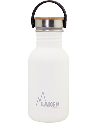 Laken Stainless Steel Bottle, 500 ml - White Thermos Bottles
