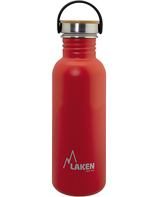 Laken Stainless Steel Bottle, 750 ml - Red Thermos Bottles