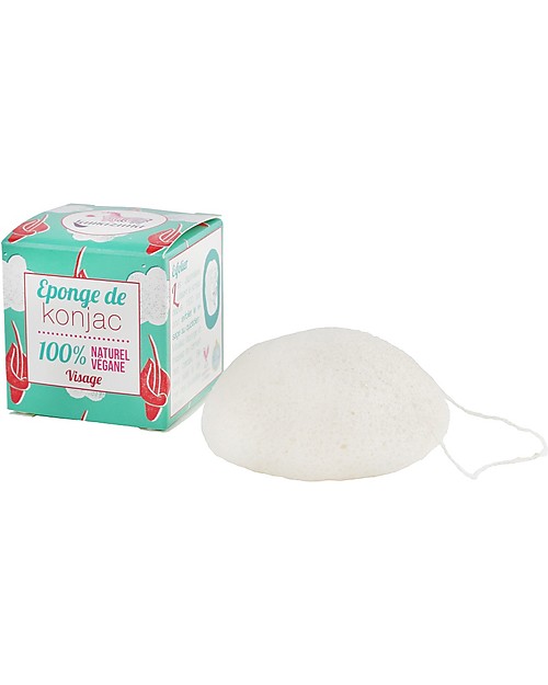 Lamazuna Detergent and Exfoliant Konjac Sponge, 30 g - 100% natural and vegan Face Creams