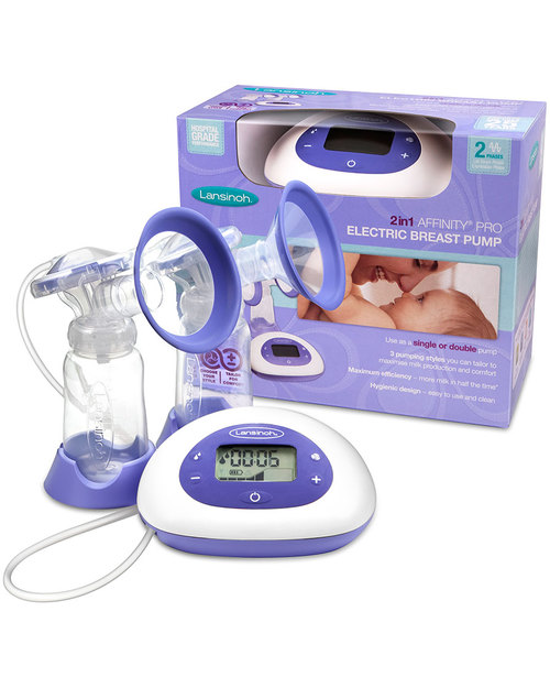 Lansinoh Electric Breast Pump - 2 in 1 Affinity Pro - Practical, Lightweight and Silent Electric Breast Pumps