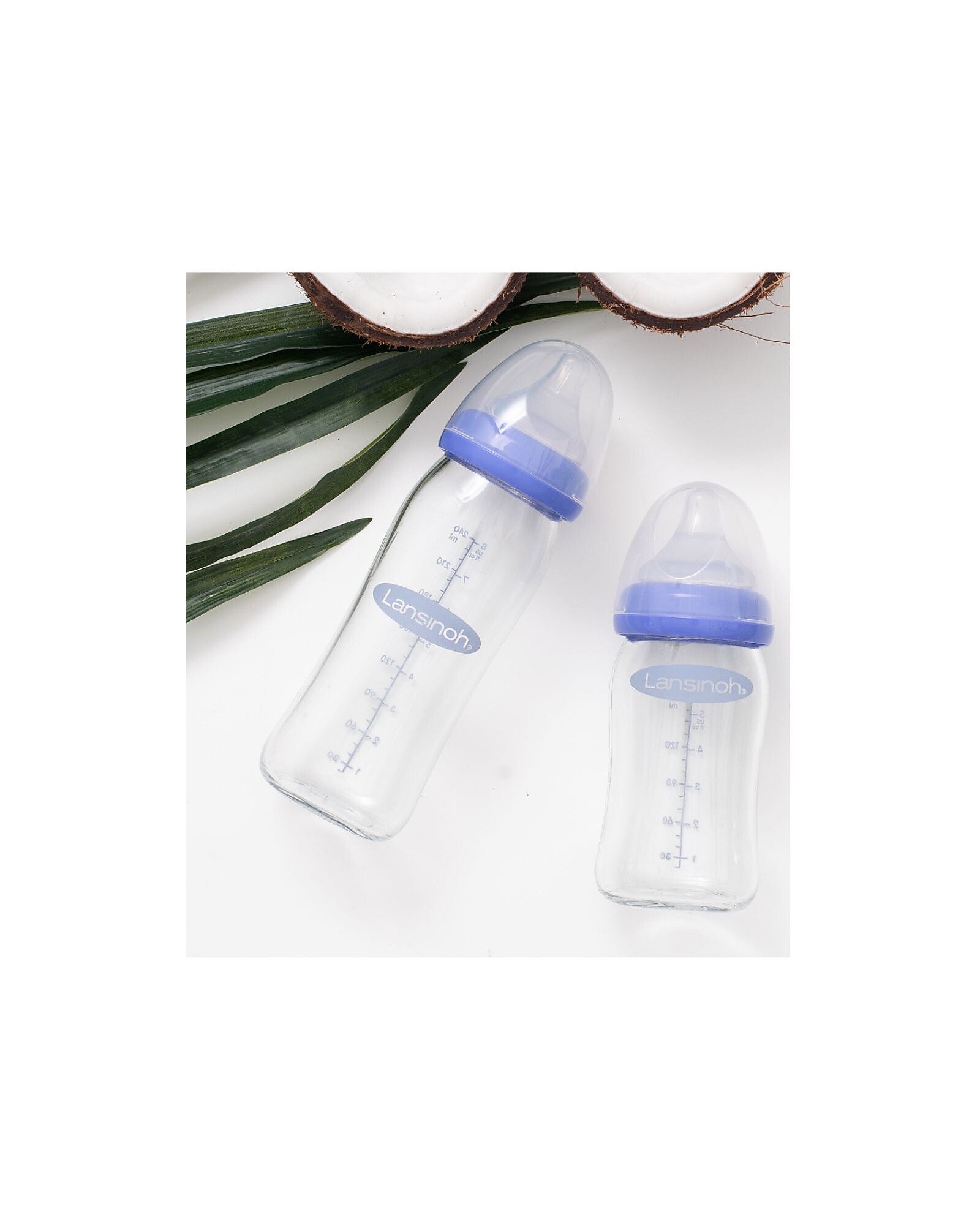 Lansinoh 240ml Feeding Bottle Twin Pack