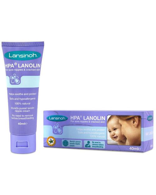 Lansinoh Lanolin Cream for Sore Nipples - 40ml - 100% Natural Breast Care