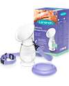 Lansinoh Manual Breast Pump for Breast Milk - Pump - 100 ml - Cap Included - BPA or BPS Free Manual Breast Pumps