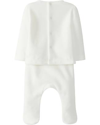 Laranjinha 2 Piece Birth Set Shirt and Footie - Medium Pink - Antibacterial Cotton Sets And Co-Ords