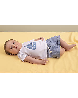 Laranjinha Boat T-Shirt - White - 100% Cotton T-shirts