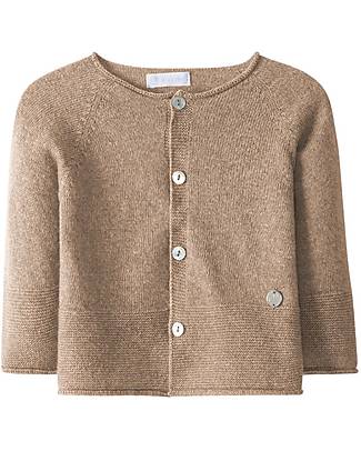 Laranjinha Jacket with Buttons - Camel - for Winter Warm Cuddles! Cardigans