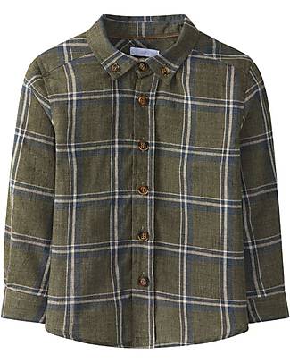 Laranjinha Long Sleeves Shirt - Khaki - Soft Cotton Shirts And Blouses