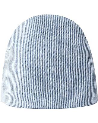 Laranjinha Newborn Cap - Indigo Blue - 100% Antibacterial Cotton Newborn Hats