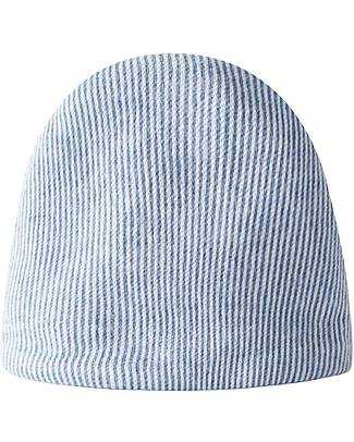 Laranjinha Newborn Cap - Indigo Blue - 100% Antibacterial Cotton Newborn Hats