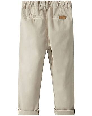 Laranjinha OUTLET - Long Trousers with Pockets - Sand - 100% Cotton - Showroom Sample Trousers