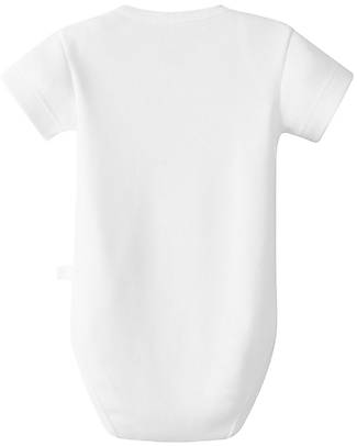 Laranjinha Short Sleeve Body - White - 100% Hypoallergenic Cotton Short Sleeves Bodies