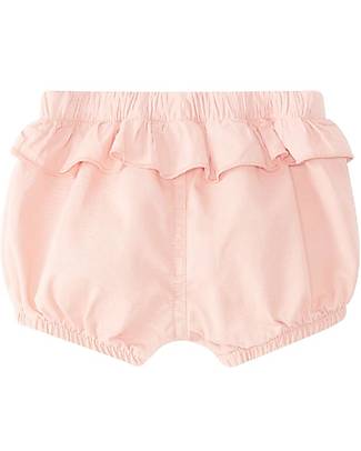 Laranjinha Shorts with Frills - Pink - 100% Cotton Shorts