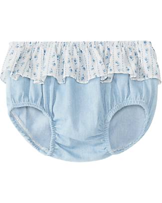 Laranjinha Shorts with Frills - Stone - 100% Cotton Shorts