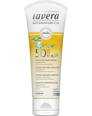 Lavera Kids Sun Cream High Protection UPF 50, 75 ml - For sensitive skin Sun Screen