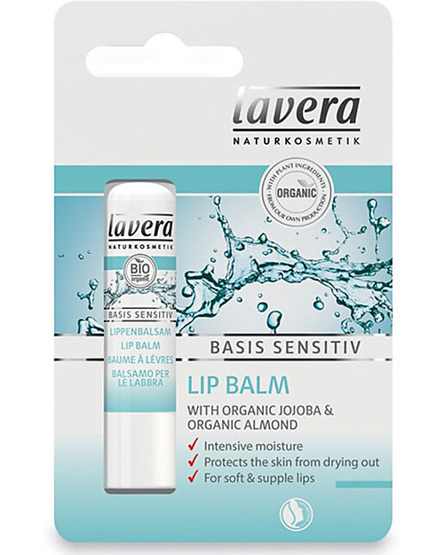 Lavera Organic Lip Balm, Basis Sensitiv - Jojoba and Almond Oil Face Creams