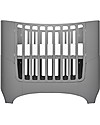 Leander Baby Bed from 0 to 7 years old, Grey - From Crib to Junior bed! Single Bed