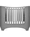 Leander Baby Bed from 0 to 7 years old, Grey - From Crib to Junior bed! Single Bed