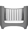 Leander Baby Bed from 0 to 7 years old, Grey - From Crib to Junior bed! Single Bed