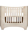 Leander Baby Bed from 0 to 7 years old, Whitewash - From Crib to Junior bed! Single Bed