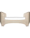 Leander Baby Bed from 0 to 7 years old, Whitewash - From Crib to Junior bed! Single Bed