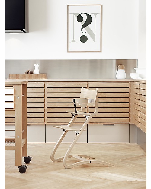Leander Evolutive High Chair, Natural - For Children from 6 Months to 10 Years old! High Chairs
