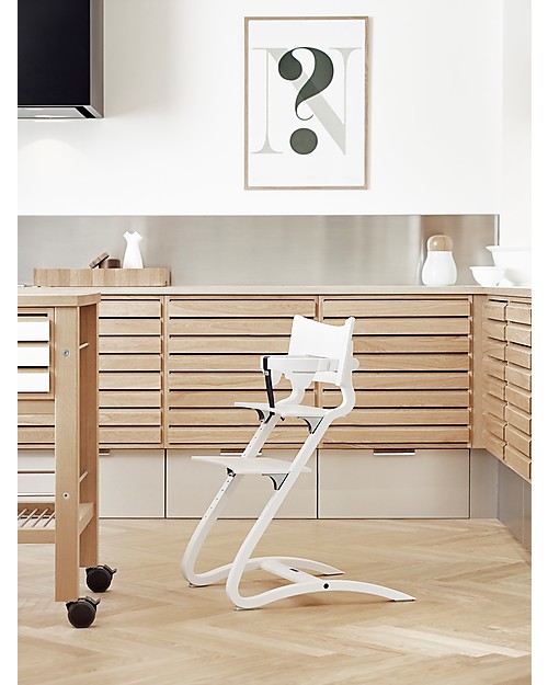 Leander Evolutive High Chair, White - For Children from 6 Months to 10 Years old! High Chairs