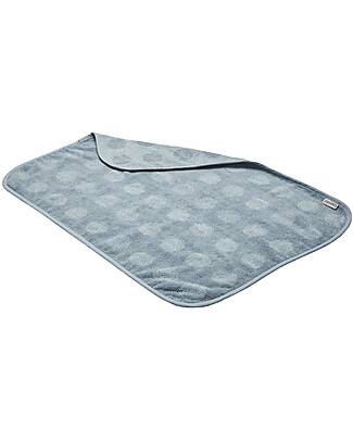 Leander Matty Changing Towel - Blueberry - 100% Organic Cotton Terry Changing Tables