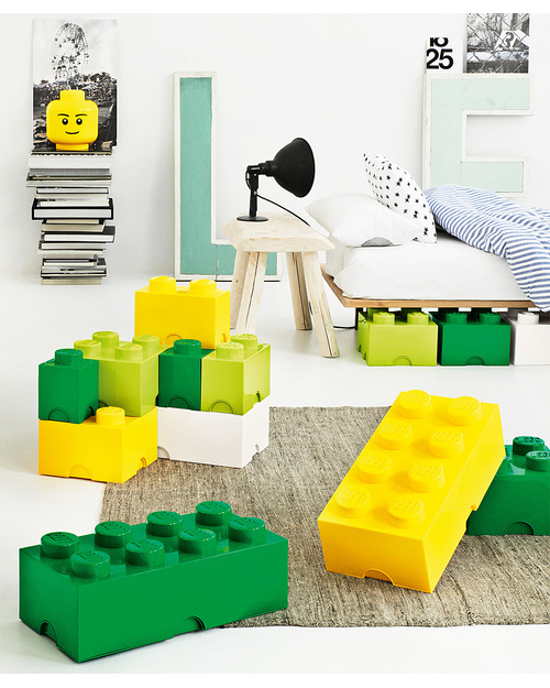 Lego LEGO 8-Stud Yellow Storage Brick! Toy Storage Boxes