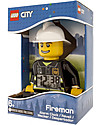 Lego LEGO City Fireman Minifigure Light Up Alarm Clock Watches