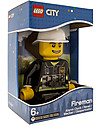 Lego LEGO City Fireman Minifigure Light Up Alarm Clock Watches