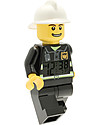 Lego LEGO City Fireman Minifigure Light Up Alarm Clock Watches