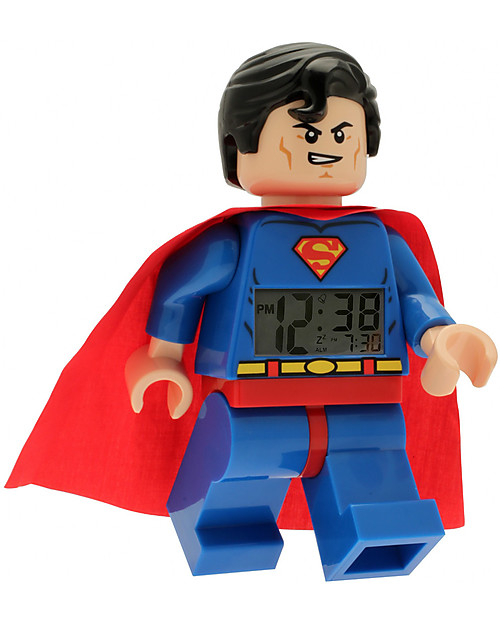 Lego LEGO DC Super Heroes Superman Minifigure Light Up Alarm Clock Watches