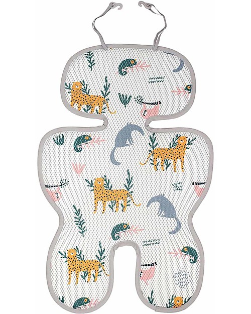 Leokid Baby 3D Double Liner - Animal Friends - for Infant Car Seat + Stroller Car Seat Accessories