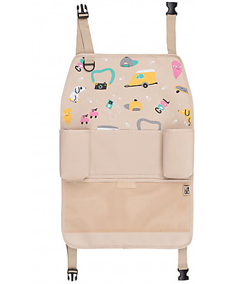 Leokid Backseat Organizer - Big Adventure - with Four Pockets Toy Storage Boxes